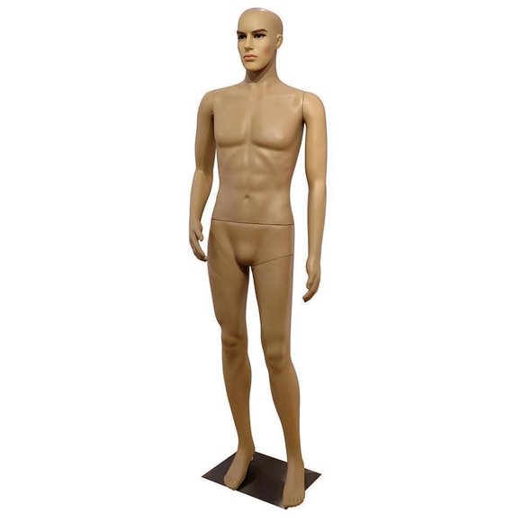 Male Mannequin 6ft-Man with Stand Make-up Manikin Full Body Realistic Plastic - Picture 7 of 7